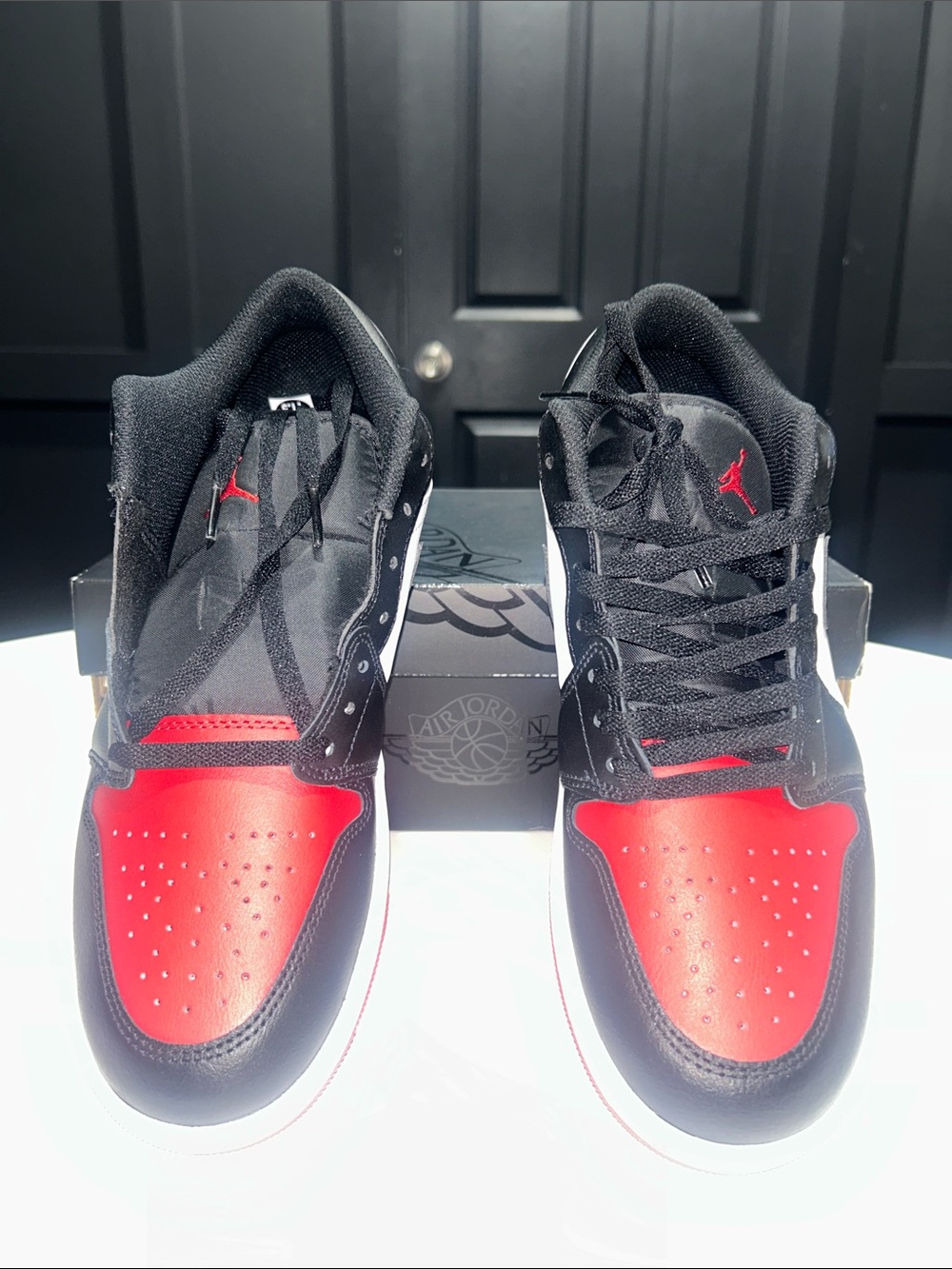 Jordan 1 Low “Bred Toe 2.0” Men’s Size 11.5 - Picture 3 of 9